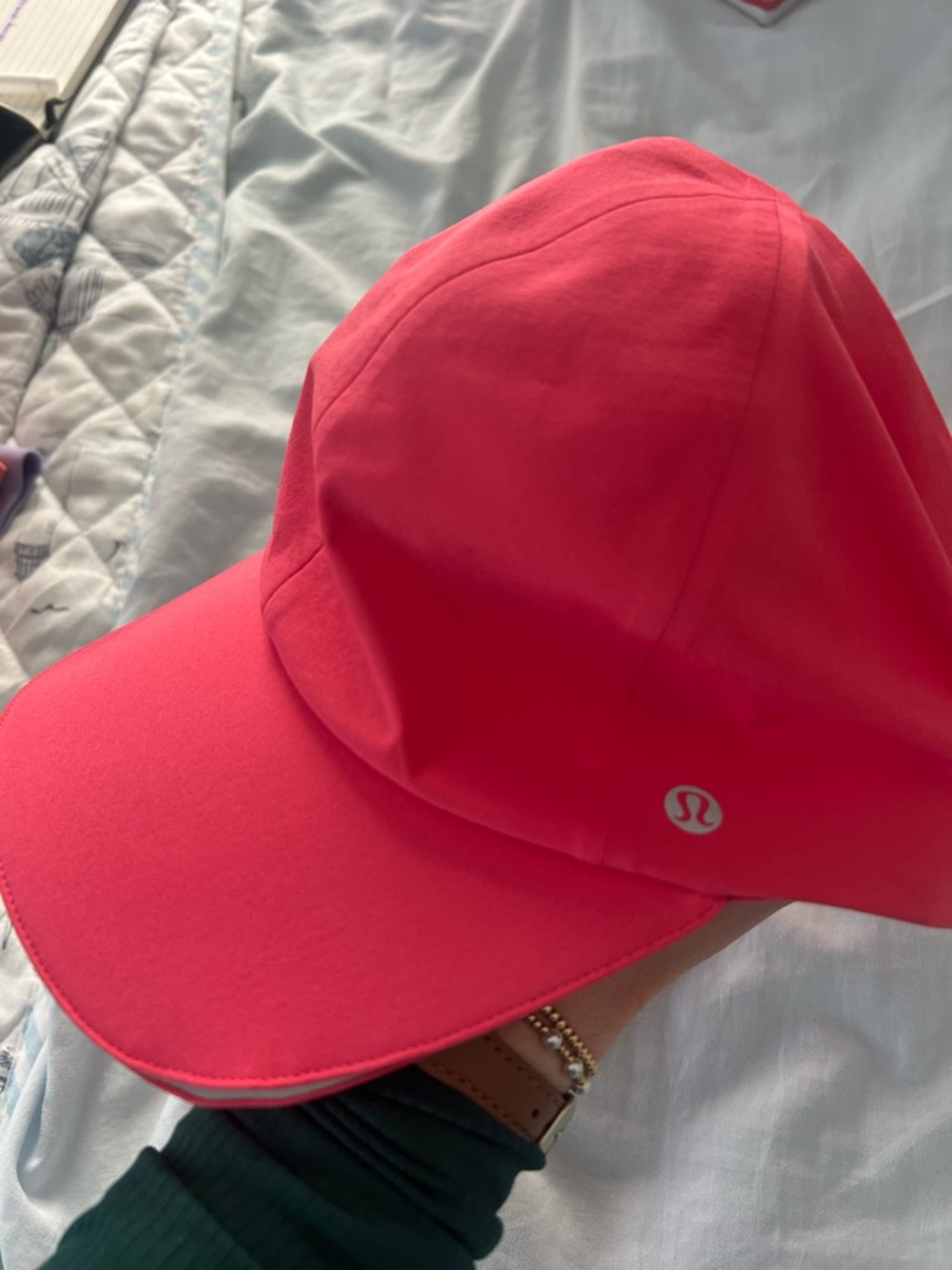 lululemon glaze pink fast and free running hat - Picture 2 of 5